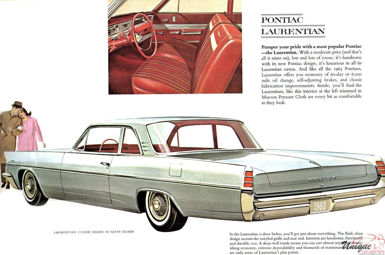 1963 Canadian Pontiac Brochure Page 2